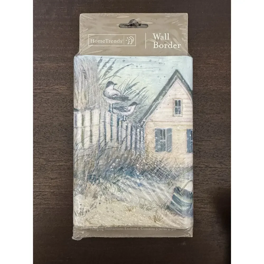 VTG 3 Wallpaper Border Decor Coast Coastal Cottage Oceancore Seaside Chic Beach